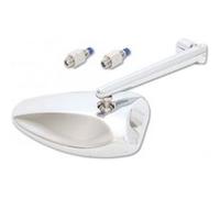 Highsider Ferrara 2 1108685002 Rearview Mirror Argenté