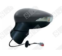 Rétroviseur Gauche Electrique Avec Dégivrage Avec Angle Mort A Peindre 5 Pins Avec Clignotant - Ford Fiesta 1.6 St 06/2008-05/2012