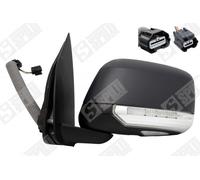 Rétroviseur Gauche Electrique-Dégivrage A Peindre Rabatable Electriquement Avec Clignotant Et Mémorisation - Nissan Pathfinder 2.5 Dci 163 4wd 01/2007-08/2012