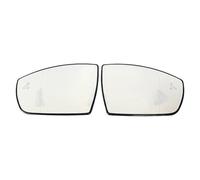 Rétroviseur Glace Miroir Compatible Avec Ford Pour Kuga Pour S-Max Pour Ecosport Rétroviseur Chauffant Grand Angle Voiture Avec Éclairage D'angle Mort(Blind Spot L R)