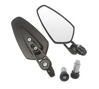 Rétroviseur Guidon 1 Paire 7/8 "22mm Universel Moto Vue Arrière Poignée Barre Fin Rétroviseurs Latéraux Moto Barre Fin Miroirs