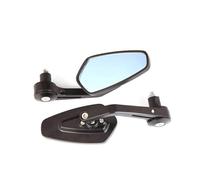Rétroviseur Guidon Moto en Alliage D'aluminium 7/8'' 22 Mm pour Honda CB1000R CB500X CB500F CB650R(Black)