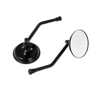 Rétroviseur guidon Rétroviseur Latéral Rond Gauche Droit 10 Mm Rétroviseurs Universels Pour Moto Pour