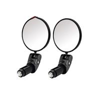 Rétroviseur Guidon Rétroviseurs De Vélo Universels, Miroir D'extrémité De Barre De Poignée Vélo Électrique Lentille Convexe en Verre Rétroviseurs Cyclisme Rétroviseur Moto(2PCS Round Mirror)