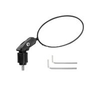 Rétroviseur Guidon Rétroviseurs De Vélo Universels, Miroir D'extrémité De Barre De Poignée Vélo Électrique Lentille Convexe en Verre Rétroviseurs Cyclisme Rétroviseur Moto(1PCS Oval Mirror)