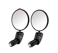 Rétroviseur Guidon Rétroviseurs Universels De Vélo Électrique Miroir D'extrémité De Barre De Poignée De Vélo Lentille Convexe en Verre, Rétroviseurs De Cyclisme Rétroviseur Moto(2PCS Round Mirror)