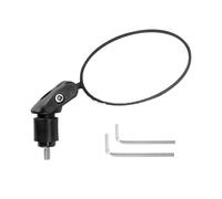 Rétroviseur Guidon Rétroviseurs Universels De Vélo Électrique Miroir D'extrémité De Barre De Poignée De Vélo Lentille Convexe en Verre, Rétroviseurs De Cyclisme Rétroviseur Moto(1PCS Oval Mirror)
