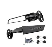 Rétroviseur Intérieur Compatible Avec Les Motos Honda CBR650R F, CBR1000RR, CBR 190, 250, 300, 400, 500 Et 600 R/RR. Déflecteur De Vent Modifié, Réglable Et Rotatif.(Black)