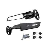 Rétroviseur Intérieur Compatible Avec Les Motos Honda CBR650R F, CBR1000RR, CBR 190, 250, 300, 400, 500 Et 600 R/RR. Déflecteur De Vent Modifié, Réglable Et Rotatif.(White)