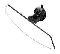 Rétroviseur Intérieur Conduite Accompagnée Universel pour Voiture Miroir Anti-éblouissement Clip Panoramique pour Véhicule (Miroir Blanc, Secteur avec Ventouse)