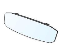Rétroviseur intérieur de voiture - Grand angle - Clip sur rétroviseur de voiture - Rétroviseur anti-éblouissement - Miroir panoramique plat pour éliminer l'angle mort - Efficace pour les voitures