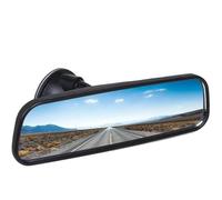 Rétroviseur intérieur voiture 【Winter4】 Rétroviseur À Bâton D'aspiration Pour Véhicule 20CM Voiture Camion Large Intérieur Plat Universel Rotatif 360 °