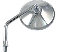 Rétroviseur JMT argenté gauche pour Suzuki GSX GS L GN 250 / 400 / 450 / 550 / 750 / 850 / 1000 / 1100 ccm année 1979 - 1999