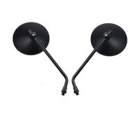 rétroviseur latéral arrière Rétroviseurs De Moto 10mm Scooter E-Bike Rétroviseur Réglable Vision Side Mirror(Bigger Black)