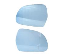 Rétroviseur Latéral Chauffant Pour Voiture Gauche/droite Pour A3 S3 8P Pour A4 S4 B8 Pour Quattro Pour A5 S5 Pour A6 S6 Pour C6 Verre Rétroviseur(2pcs Blue)
