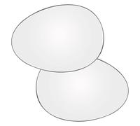 Rétroviseur Latéral Conducteur Passager Verre Vue Arrière Chauffée Pour Mini Pour Cooper One Pour Countryman R55 R56 R57 R58 07-14 Verre Rétroviseur(Left and Right)