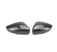 Rétroviseur Latéral Coque de Protection de rétroviseur latéral de Remplacement pour Polo MK5 5 6R 6C 2009-2017 Garniture Couvercle Capuchon(Carbon Fiber Look)