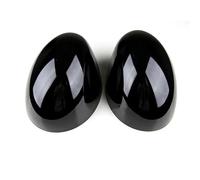 Rétroviseur latéral coques Meilleure décoration : Pour BMW Mini F54 F55 F56 F57 F60 Paire De Coques De Rétroviseur Noir Brillant, Coque De Rétroviseur De Remplacement