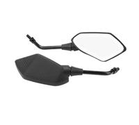 Rétroviseur Latéral De Moto 2 Pièces/Paire Universel 10mm Moto Miroir Scooter E-Bike Rétroviseurs Électromobile Arrière Côté Convexe Miroir Moto Embout de Guidon