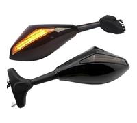 Rétroviseur Latéral De Moto Clignotant LED De Miroir De Moto pour Suzuki pour GSXR1000 pour SV650S pour SV1000S 2003 2004 2005 2006 2007 Moto Embout de Guidon