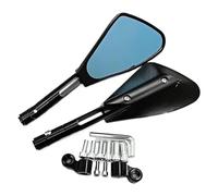 Rétroviseur Latéral De Moto En Aluminium, 8 10MM, Pour Ducati, Monster 696, 797, 821, Hypermotard 950, Scramble Moto Latéraux Rétroviseur(Black)