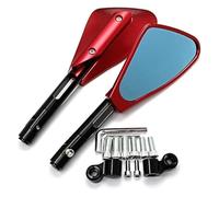 Rétroviseur Latéral De Moto En Aluminium, 8 10MM, Pour Ducati, Monster 696, 797, 821, Hypermotard 950, Scramble Moto Latéraux Rétroviseur(Red)