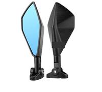 Rétroviseur Latéral De Moto En Verre Bleu, Aluminium Noir, Rétroviseur Latéral Pour CBR929RR CBR954RR rétroviseurs pour moto