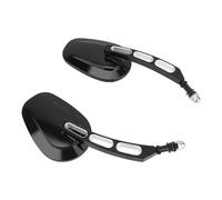 Rétroviseur Latéral De Moto pour Harley pour 883 1200 48 Rétroviseurs De Moto Rétroviseur Arrière en Verre Droite Gauche Moto Embout de Guidon