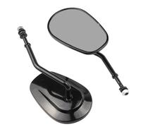 Rétroviseur Latéral De Moto Pour Harley Switchback FLD Street Bob FXDB FXDF Low Rider FXDL Wide Glide FXDWG Softail Slim FLS 8mm(Noir)