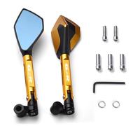 Rétroviseur Latéral De Moto pour Suzuki GSR 750 GSR 600 GSR 400 GSR400 GSR600 GSR750 GSR 750 600 400 Rétroviseur Rétroviseur latéral pour Moto Rétroviseur pour Mot(Or)