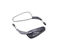 Rétroviseur Latéral De Moto Rétroviseurs De Moto Rétroviseurs Latéraux Gauche Droit en Aluminium Accessoires Automobiles pour Route pour Glide 1998 - 2013 Moto Embout de Guidon(Noir)