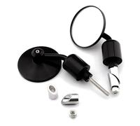 Rétroviseur Latéral De Moto Rétroviseurs D'extrémité De Guidon De 7/8" Ensemble De Rétroviseurs Ronds CNC pour Moto Accessoire De Moto pour Kawasaki Moto Embout de Guidon