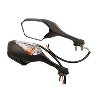 Rétroviseur Latéral De Moto Rétroviseurs Latéraux De Moto Clignotant Lampe ABS Rétroviseurs pour CBR1000RR pour CBR 1000 RR 2008-2013 Moto Embout de Guidon(Not Foldable)