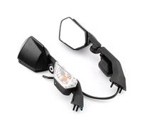Rétroviseur Latéral De Moto Rétroviseurs Latéraux De Rétroviseur De Clignotant À LED De Moto pour Kawasaki pour Ninja pour ZX10R 2008-2011 pour ZX6R 2005-2008 Moto Embout de Guidon