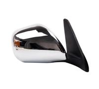 Rétroviseur Latéral De Porte Extérieure Chromé Voiture, 5 Broches Avec Pliage Électrique, Pour Toyota Pour Land Cruiser Pour Prado 2002 - 2009 Lc120 Rétroviseur Porte Ensemble(Fold Right)
