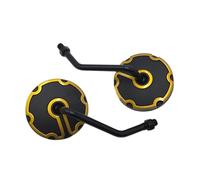 Rétroviseur latéral d'extrémité de Guidon Moto Rétroviseur De Moto Amélioré, Rétroviseur De Scooter Et Rétroviseur en Verre pour Rétroviseur Auxiliaire GY6(G)