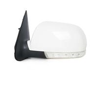 Rétroviseur Latéral Pliant De Voiture, Pour Hyundai, Pour Santa Fe, 2,4 L, 2,7 L, 2007, 2008, 2009, 2010, 2011, 2012, 8 Broches, Avec Lampe Retroviseur Complet Éléctrique ( Color : BLANC , Taille : La