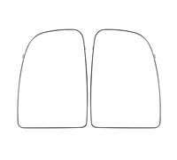 Rétroviseur latéral Pour Ram Pour ProMaster 2014-2023 Rétroviseur Gauche Droit En Verre Chauffant Côté Conducteur Passager Supérieur Inférieur Retroviseur Miroir Glace(Upper Pair)