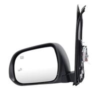 Rétroviseur Latéral Pour Toyota Pour Sienna 2013 2014 2015 2016 2017 6 Broches Manuel Pliant Angle Mort Rétroviseur Assemblée Retroviseur complet(1 Piece left)