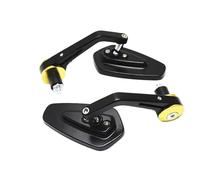 Rétroviseur latéral réglable Rétroviseur D'extrémité Guidon Moto, 22mm, Pour Benelli, Pour TRK 502, Pour Zontes 310R, Pour Z900, Pour ZX636, Pour NINJA 400(Gold)