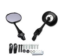 Rétroviseur latéral réglable Rétroviseur Latéral Universel En Alliage D'aluminium Et Verre Blanc, Accessoires De Moto, 8 10MM