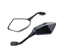 Rétroviseur latéral réglable Rétroviseurs universels de moto avec clignotant, rétroviseur latéral pour Hornet pour CB650R, 8MM 10MM(Carbon Fiber Color)