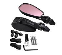 Retroviseur Latéral Rétroviseur Universel De Modification De Moto, Scooter, Vélo Électrique, Côté Arrière Avec Lentille En Verre Anti-éblouissement Rétroviseur Moto(Style 4)