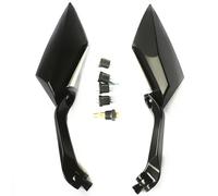 Rétroviseur Latéral Rétroviseurs Latéraux Noirs Pour Moto Cafe Racer 8 Mm/10 Mm Pour(Black)