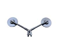 Rétroviseur Latéral Rond CNC Pour Suzuki SV650 Verre Bleu REOKIP