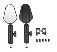 Rétroviseur Latéral Universel en Verre ABS Blanc pour Moto pour FZ25 MT10 MT125 8 10 Mm