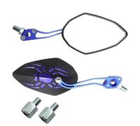 Rétroviseur M&oto Rotatif À 360°, Réglable, Universel, Pour Scooter Électrique Pour YAM&AHA(Blue)