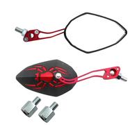 Rétroviseur M&oto Rotatif À 360°, Réglable, Universel, Pour Scooter Électrique Pour YAM&AHA(Red)