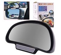 Retroviseur Miroir D'Angle Mort, Rétroviseur Conduite Accompagnée Grand Angle Latéral Auxiliaire Réglable pour Voiture Camion, Universel, Côté Gauche.