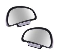 Retroviseur Miroir D'Angle Mort, Rétroviseur Conduite Accompagnée Grand Angle Latéral Auxiliaire Réglable pour Voiture Camion, Universel, Côté Gauche&Ddroit